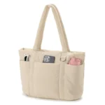 Hot Sale Puffer Tote Bag Quilted Puffy Handbag Lightweight Winter Down Cotton Padded Shoulder Bag Large Capacity Puffer Bag